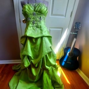 Key Lime Green Prom Dress